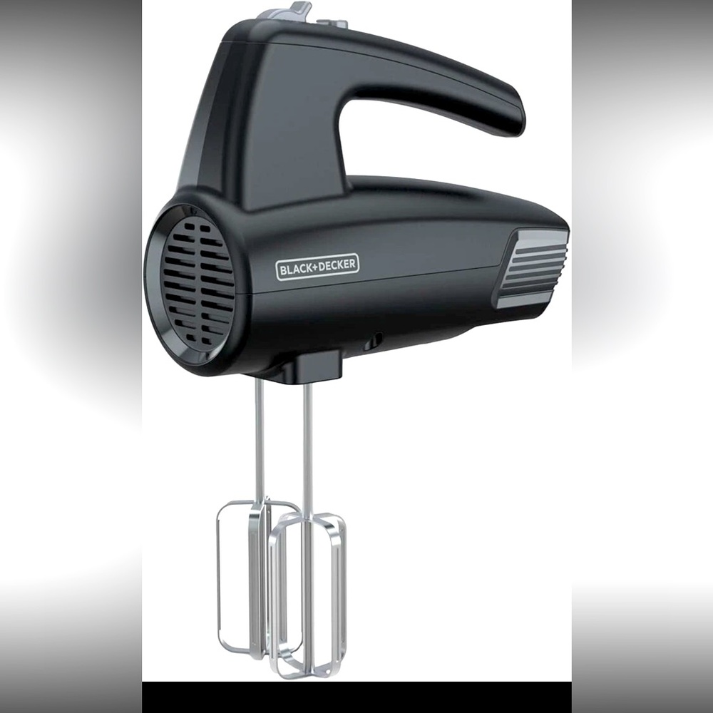 Black & Decker Black Hand Mixer cordless! New